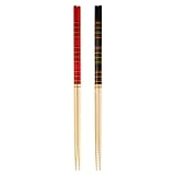 Bamboo Noodles Kitchen Cooking Frying Chopsticks 13.0 Inches Long Chopsticks Reusable Set of 2 Pairs...