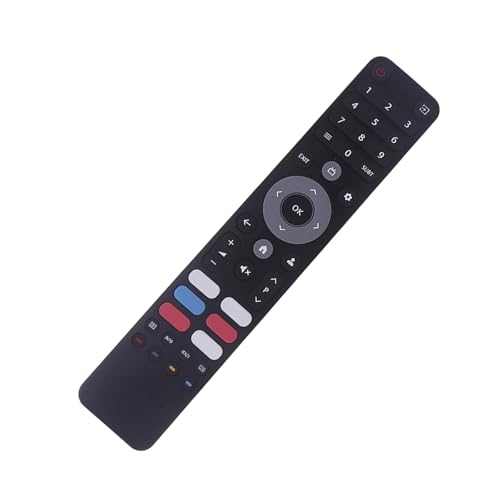 Lerpwige Compact Remote Control for DEXP TV Streaming Devices Setups Stable Connectivity ABS Longer Battery Life Comprehensive Compatibility Remote Control with Multiple Devices