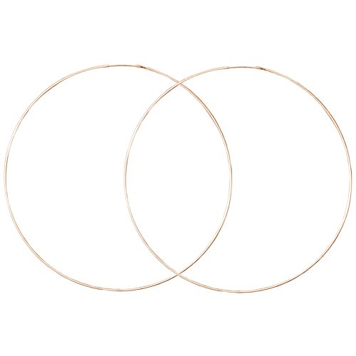 GIRLPROPS Very Thin Endless Hoops, 60mm 2 3/8