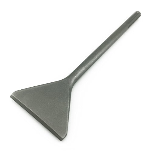 Spkline 4-1/2 Inch Wide Tile & Thinset Scaling Chisel Sds-Max Shank 4.5" X 14" Thinset Scraper And Floor Scraper Works With 3/4" Shank Sds-Max Rotary Hammers And Demolition Hammers #TOP4