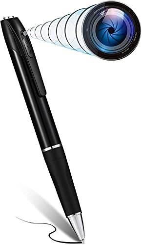 Image of ASLEESHA Spy 1080P Full Hd Pen Camera Hidden 100 Minutes Pen Battery Life Pocket Security Indoor Outdoor Body Camera with Video Audio Recording Secret Pen Recorder
