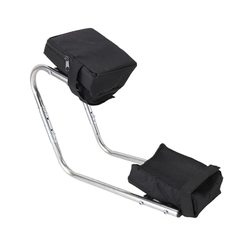 aqxreight Sedile per Ginocchio da Giardino in Acciaio Inossidabile per Giardinaggio, Salvaspazio, Riduce al Minimo L'affaticamento della Vita del Ginocchio, Adatto per Lavori Agricoli,