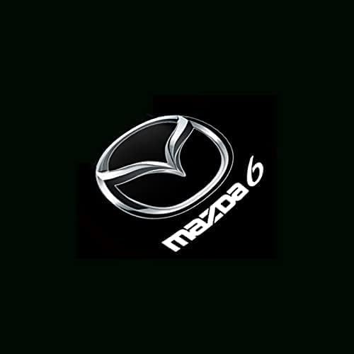 UTRFJO Car Door Projector Lights for Mazda Atenza 6/8 CX9, Car Door Welcome Light Car Door Light Projector Courtesy Door Light, Welcome Light Lamp Door Light Puddle Lights,4psc