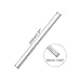 uxcell 5mm x 200mm 304 Stainless Steel Solid Round Rod for DIY Craft - 2pcs