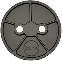 Vista 2 de QCAA Juego de soportes de barra de armario de metal sólido resistente, 1-3/8'', blanco mate, 4 pares, fabricado en Taiwán