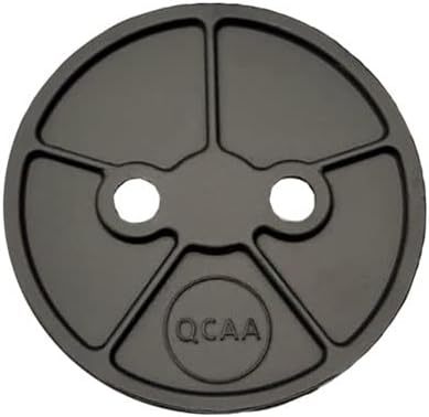 Miniatura 2 de QCAA Juego de enchufes de barra de armario de metal sólido resistente, 1-38 '', bronce aceitado, 1 par, fabricado en Taiwán