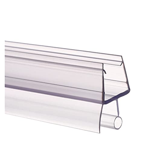 A1-Brave Shower screen seal, Glass Door Weatherstrip Bath Shower Screen Door Seal Strip 4 to 12mm Seal Gap Window Door Weatherstrip Bath screen (Color : A 12mm)