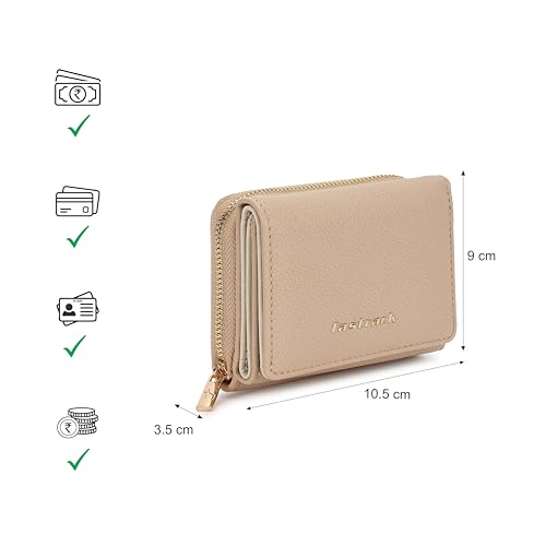 Image of Fastrack Women's Pocket Essentials Wallet | Compact & Convenient | Coin Purse, Card & Cash Slots | Everyday Carry | 6 Months Warranty