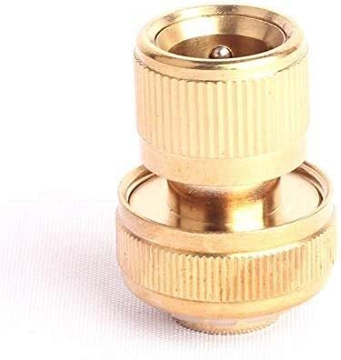 Raccordi filettati Raccordi per tubi in ottone 1 pz 16mm-3/4 (DN20) Rubinetto connettore rapido in ottone per giardino Micro irrigazione Tubo flessibile per irrigazione Raccordo adattatore Raccordo