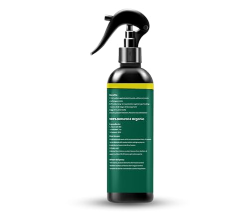 Image of B Natural Ready-to-Use Neem Oil Spray 400ml | 100% Pure & Organic Cold-Pressed Formula | For Indoor & Outdoor Plants | Effectively Controls Mealybugs, Fungi, and All Plant Pests