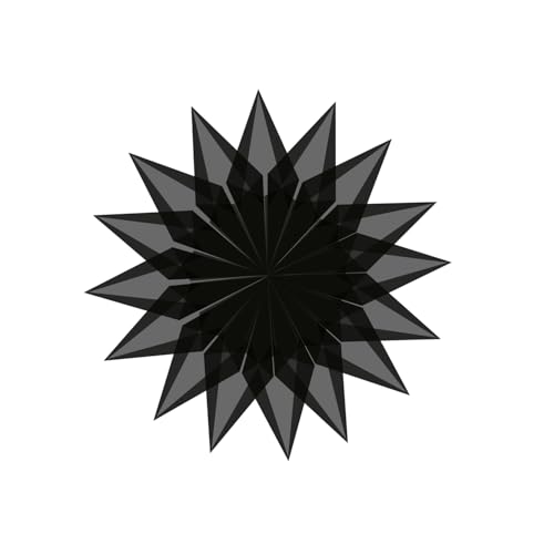 Faltblätter Transparentpapier, 14 x 14 cm, 42g/qm, 100 Blatt (Schwarz)