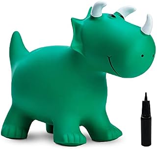 U&C Planet Animal Hopper for Toddler, Dinosaur Hopper for Kids, Bouncy Horse Hopping Toy, Ride on Dino Hop, Christmas Birthday Gift for 2 3 4 5Years Old Hop Along Yard Indoor Outdoor
