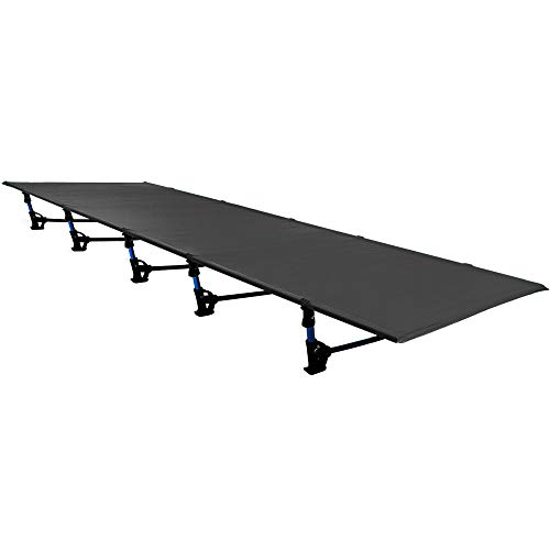 Motomo 超軽量 アウトドア キャンプ ポータブル タクティカル 折りたたみ式 ベッド コット (ブラック)