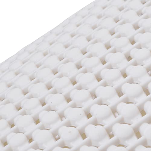 Zuvo Plastic Trash Paper Bin - Modern Look Cylindrical Open-Top Design Lightweight Waste Basket, Rubbish Bin For Kitchen, Bedroom, Bathroom & Office Bin White #TOP5