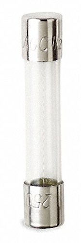 Eaton BUSSMANN 1-1/4A Fast Acting Glass Fuse with 250VAC Voltage Rating; AGC Series - pkg. of 5