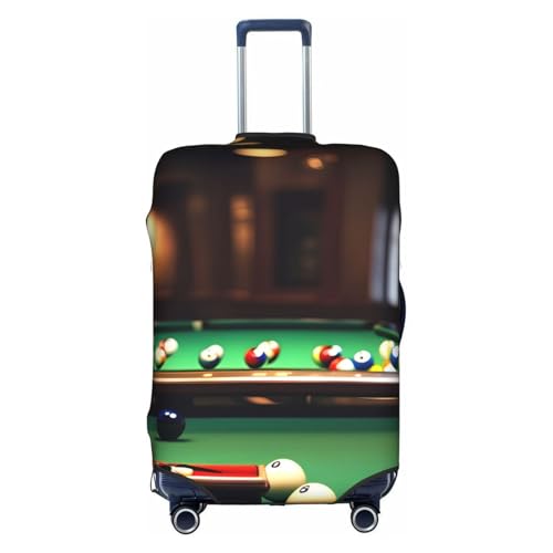 Housse bagage à motif billard blanc pour vos voyages et vacances