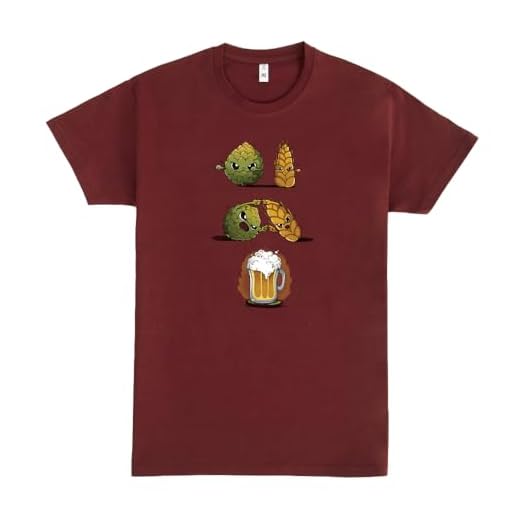 Pampling Beer Fusion - Cerveza, Camiseta Hombre, Cranberry, M