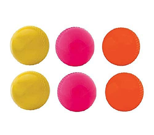 S S ENTERPRISE'S Wind Ball, Cricket Ball, Synthetic Cricket Ball, Soft Ball, Practice Ball (Pack of 3 & 6 Multicolor) (Pack of 6)-picture-28