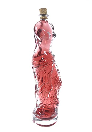 Polenart Venus Liquor Decanter With Cork Stopper Woman Shaped Whiskey Decanter Wine Carafe Decanter Durable Thick Glass 27 Oz 800 Ml Turkish Glass Bottles thumb #4