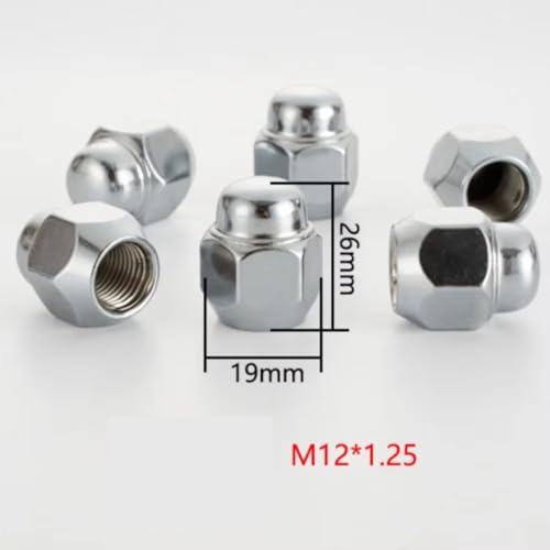 Tornillos de rueda M12x1.25 y 19mm para Suzuki con tuerca hexagonal de alta resistencia 5
