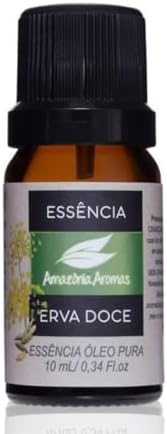 Terapia Floral da Amazônia: O Poder das Essências para o Bem-Estar 10 Amazônia Aromas Essência Oleosa 10ml - Erva Doce