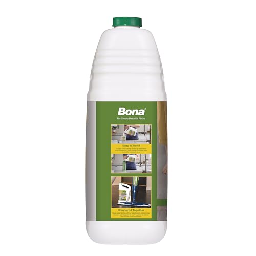 Image of Bona Multi-Surface Floor Cleaner Refill - 128 fl oz - Lemon Mint - Residue-Free Floor Cleaning Solution refill for Spray Mop and Spray Bottles - For Use on Stone, Tile, Laminate, and Vinyl Floors