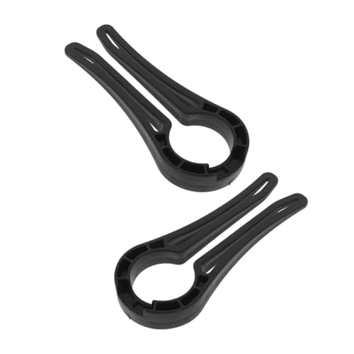 NOLITOY 2個 ガスコンロノブロック ベビー オーブンロック セキュリティガスコンロのロック キッズ ストーブガード ベビー ガスストーブロック プラスチック Black