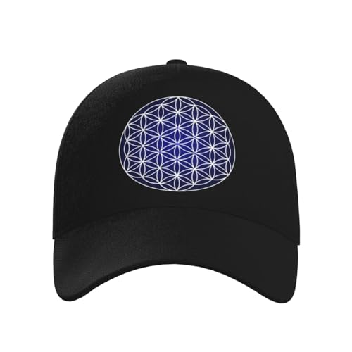 Flower of Life Sacred Geometry Baseball Hats for Men and Women - Classic Adjustable Hats2