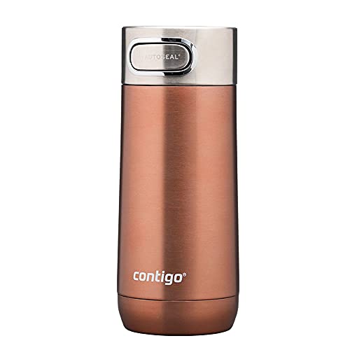 Contigo Luxe Autoseal Edelstahl-Thermobecher | hält 3 h warm | 360 ml, White Zinfandel – Ansicht 4