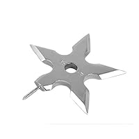 Metal Furniture Decoration Ninja Dart Star Stainless Steel Hanging Door Hanging Clothes Hanging Frame (2 Pack)