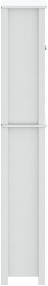 Over-the-Toilet Storage White Solid Pine Wood Unit with Three Shelves for Bathroom Vanity Set Farmhouse Bathroom Cabinet Set with Storage Minimalist Vanity Set