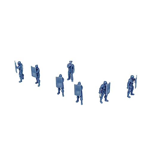 Riot Police Set Outland Models 1:64 S Scale figurines de police miniatures