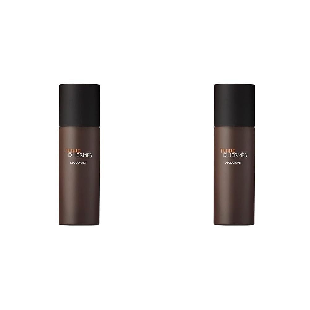 Terre D' Hermes By Hermes For Men. Deodorant Natural Spray 5.0 Oz / 150 Ml (Pack of 2)