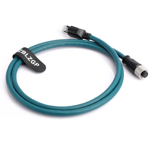 Cable Ethernet Cat 7e M12 A-Coded 8 Pin a RJ45 10 m miniatura 2