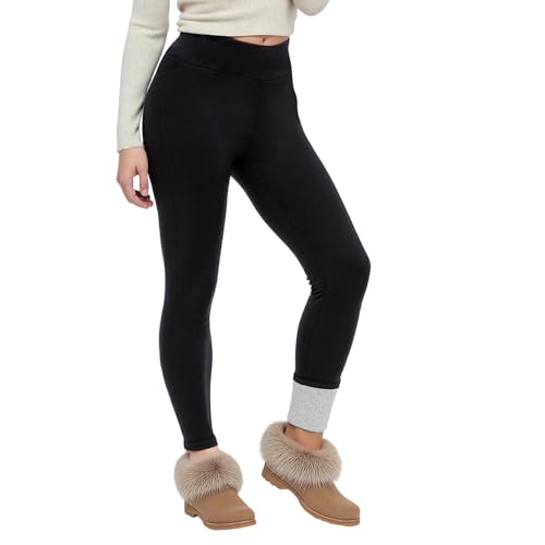 Srvak Thermo Leggings Damen Gefüttert, Verdickte Plüsch Thermoleggings Damen Winter, High Waist Warme Leggings Damen für Wandern Yoga (DE/NL/SE/PL, Alphanumerisch, M,...