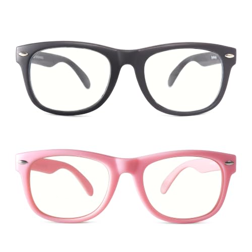 Image of EYEBUDDY Blue Light Glasses for Kids Boys Girls,Computer Gaming Bluelight Glasses,Fake Glasses for Ages 2-12