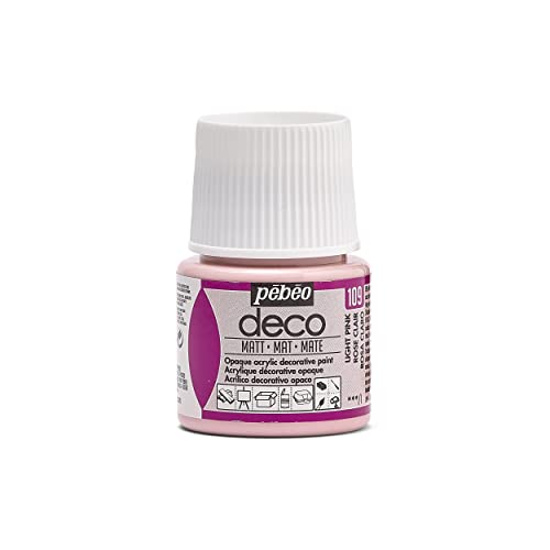 Pébéo Deco Peinture 45 ml Mat Rose Clair 204109