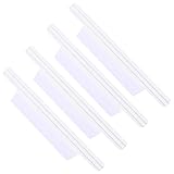 Yardwe 100 Stück Beutelverschlüsse Tütenverschlüsse Beutelverschluss Draht 10,5 cm Behalten Taschen Luftdicht Tragbar Beutel Tüten Tasche Clips Lebensmittel Aufbewahrung Weiß