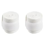 2 vendajes de algodón eslatic de 2,5 m para guantes Muay Taekwondo, color blanco