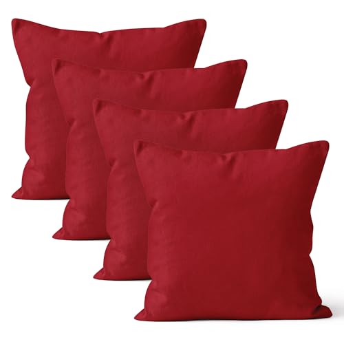 Image of Encasa XO Cushion Covers, No Inserts, Cotton Throw Pillow Cases