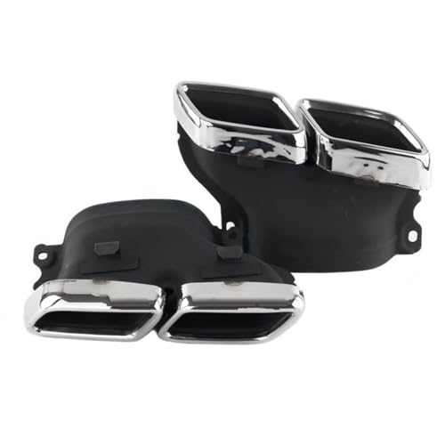 Tuyau d'échappement AMG anti-corrosion en carbone mat pour Mercedes C200 C300 W205