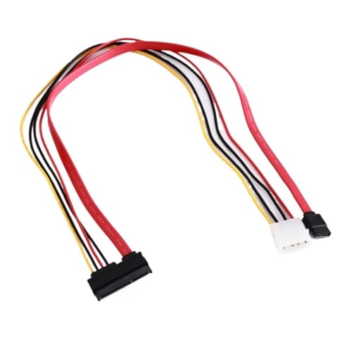 Cable combinado SATA 30 cm con adaptador de alimentación 4-pin miniatura 3