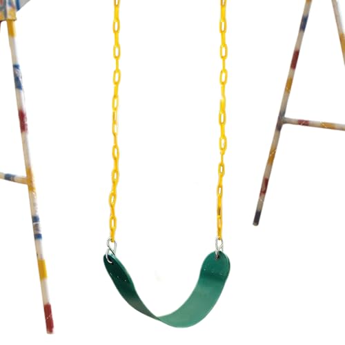 Asiento para niños, al aire libre, diseño robusto, antideslizante con cadena resistente a la corrosión para niños en interiores y jardín