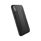 Speck Products Compatible Phone Case for Apple iPhone Xs Max, Presidio Grip Case, Black/Black