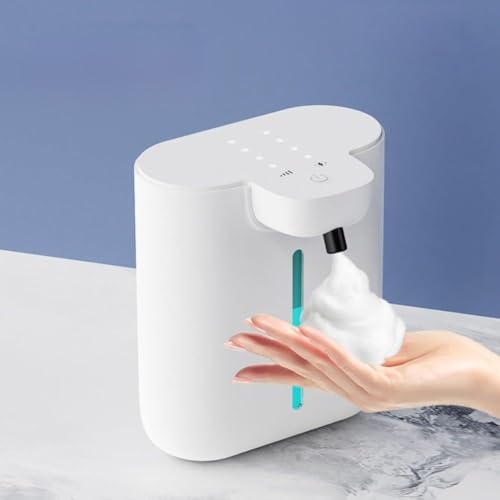 Para dispensador automático de jabón de pared: 500 ml de capacidad y cantidad de salida ajustable