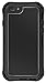 Ballistic Tungsten Sport Series Water Resistant Case for The Apple iPhone 6 and iPhone 6s - Black with Brushed Metal Black Back Plate