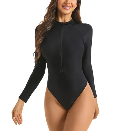 Maillot de bain de compétition femme dos nu et zip avant ergonomique