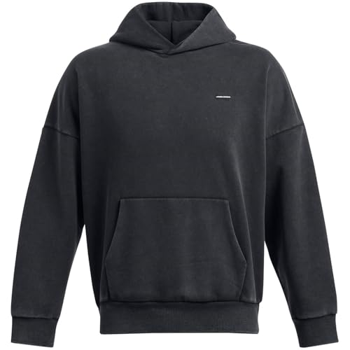 Pull à capuche UA Icon Flc Under Armour vêtement oversize noir XXL style urbain