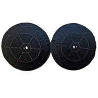 DL SERVICE Elica Extractor Hood Filters CFC0038668 | Pair of Filters Compatible with Elica Cooker Hood | Activated Carbon Filter Size: 17.2 x 3 cm