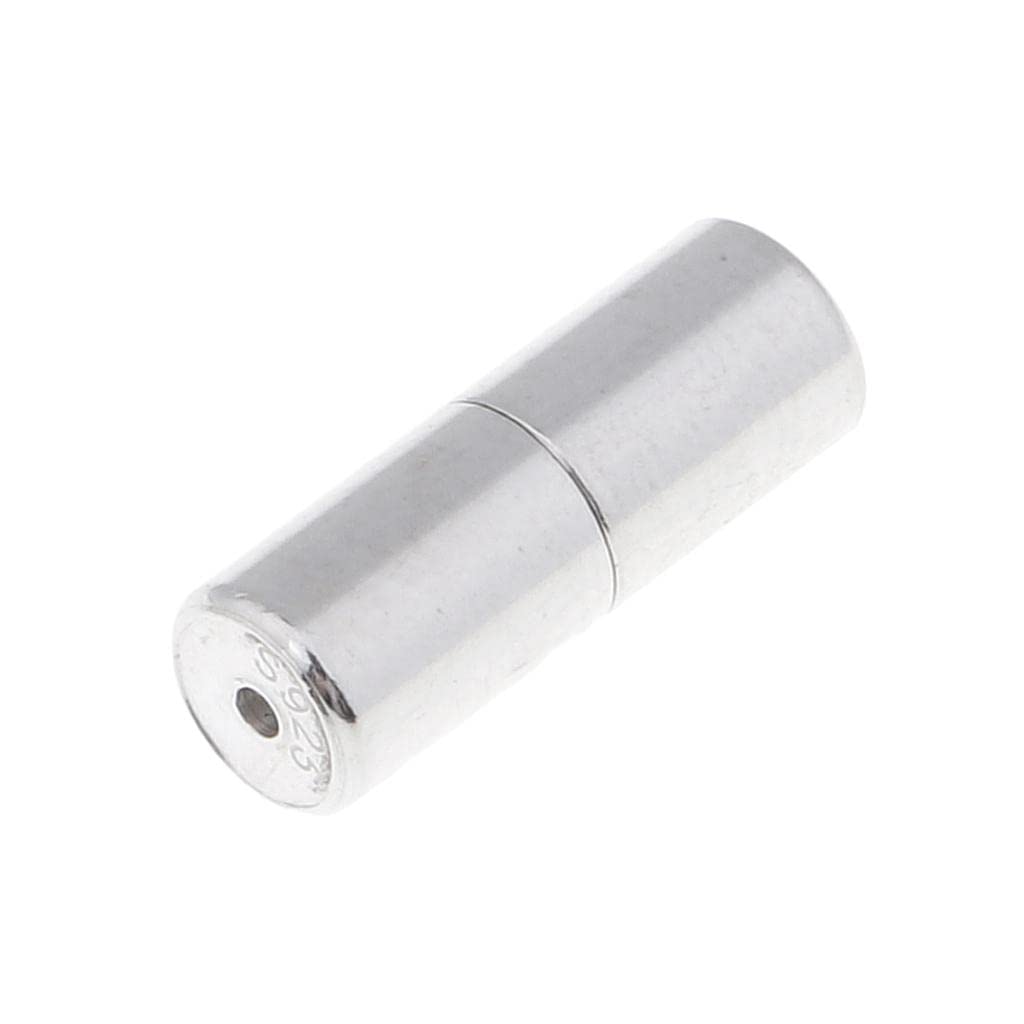 10 zestaw 925 srebro wysokiej próby śruba biżuteria klamra zapięcie tworzenie biżuterii znalezienie 10x4mm